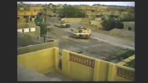 M1a1 Engages Insurgents During The Battle Of Fallujah Youtube