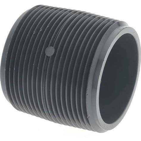 Value Collection Pipe Long PVC Threaded Plastic Pipe Nipple MSC