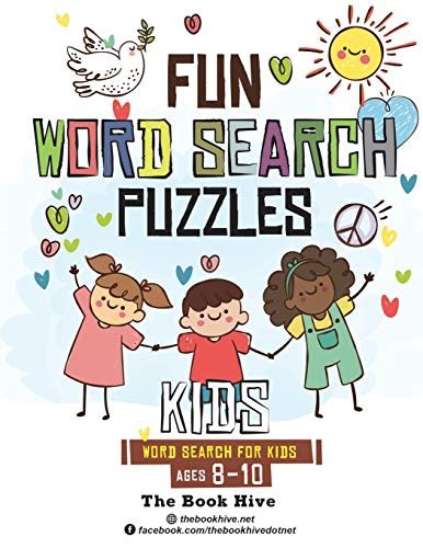 Fun Word Search Puzzles Kids Word Search For Kids Ages 8 10 2 Hidden