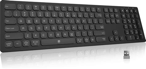 Powzan Wireless Slim Multi Device Keyboard 24g Wireless
