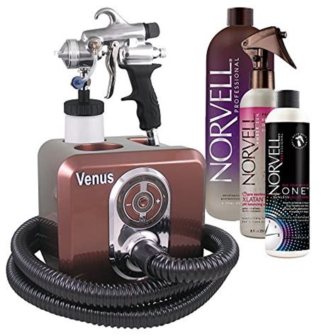 Venus Ultra Spray Tanning Kit With Norvell Sunless Airbrush Tanning Solution Toreewveerc