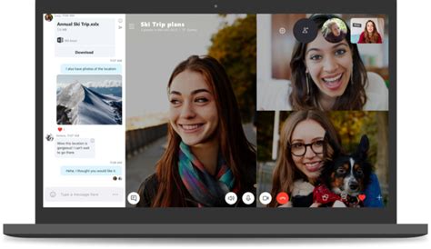 skype s redesigned desktop app includes drag and drop photo sharing