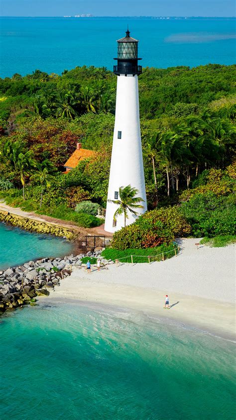 Lighthouse In Bill Baggs Cape Florida State Park Key Biscayne Florida Usa Windows Spotlight