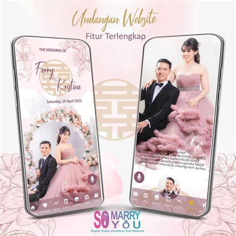 Jual Promo Undangan Digital Website Pernikahan Tionghoa Web Invitation