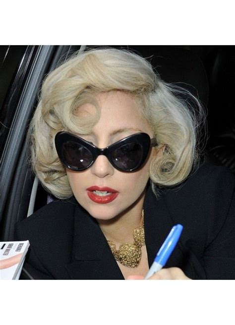 lady gaga style oversized cat eye celebrity sunglasses lady gaga sunglasses celebrity