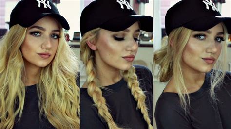 How To Wear A Baseball Cap With Long Hair Woman A Relaxed Guide Semi Short Haircuts For Men