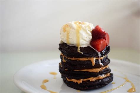 Dark Chocolate Pancakes Minjiba Cookey