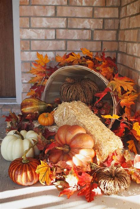 30 Eye Catching Outdoor Thanksgiving Decorations Ideas Easyday