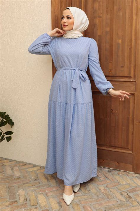 Blue Hijab Dress 13290m Neva