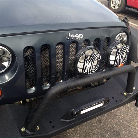 2007 2017 Jeep Wrangler Jk Mesh Grill Insert Kit By Customcargrills