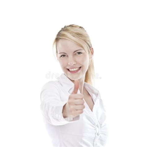 Happy Business Woman Stock Image Image Of Academic Blonde 22192773