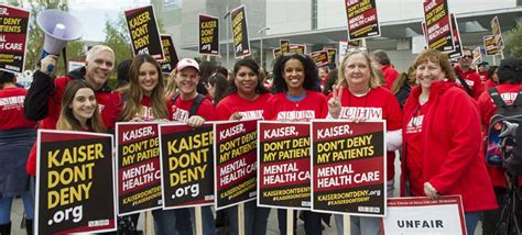 Mental Health Workers Begin Strikes At Kaiser Norcal Facilities Today