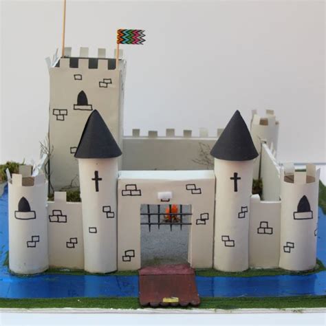 How To Make A Roman Castle Schoolprojects History Paper Castle