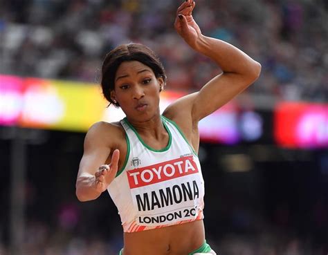 Patrícia mbengani bravo mamona comm (são jorge de arroios, lisboa, 21 de novembro de 1988) é uma atleta portuguesa de triplo salto, de ascendência angolana. Mundiais de atletismo. Patrícia Mamona ficou em 9.º no triplo salto