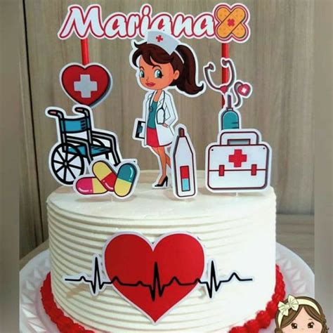 Jual Topper Cake Kue Dokter Perawat Rumah Sakit Doctor Free Nama Dan