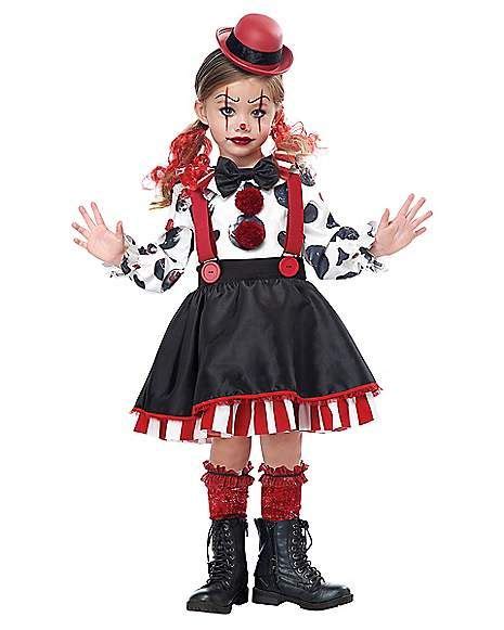 Toddler Kreepy Clown Costume Halloween Costume