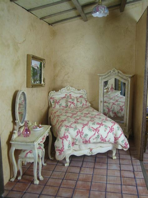 See more ideas about barbie bedroom, doll house, doll furniture. Artisan Made Dollhouse Miniature 4 Piece French Bedroom ...