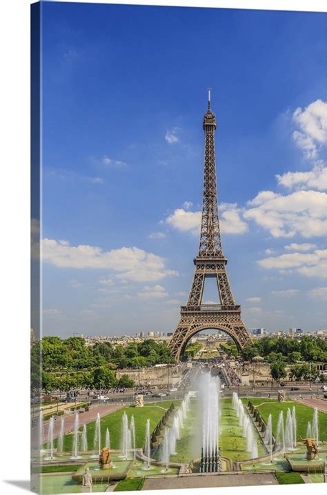 Tickets, tours, hours, address, eiffel tower reviews: France, Paris, Trocadero Fountains, Eiffel Tower, view ...