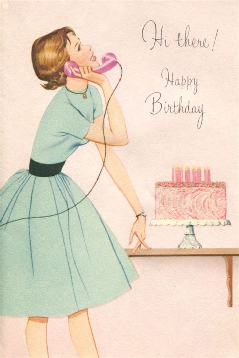 The Groovy Archives Vintage Birthday Cards Happy Birthday Vintage Happy Birthday Niece