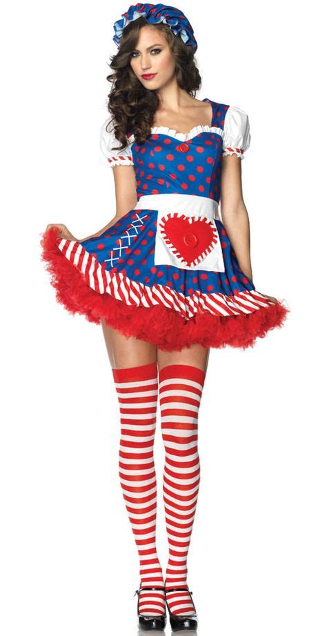 Raggedy Ann Doll Costume With Heart Back Lets Play Dress Up