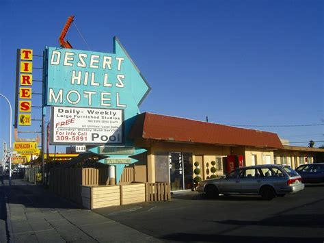 Desert Hills Motel At The End Of The Seedy Motel Strip On Fremont St E