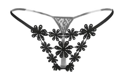 sexy thongs panties open crotch crotchless underwear pearl night lace g string £2 99 picclick uk