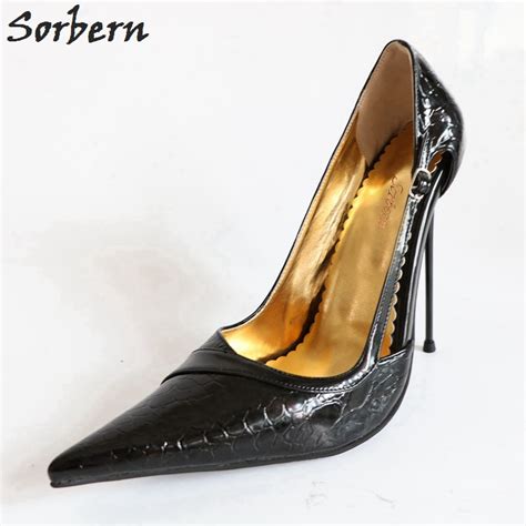 buy sorbern sexy thin 14cm high heels women pumps stilettos metal heels