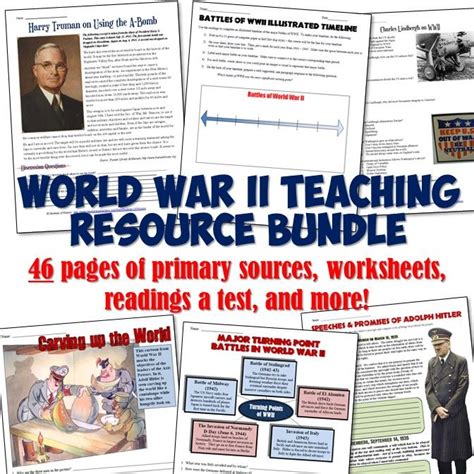 World War Ii Teaching Resource Bundle Teaching American History