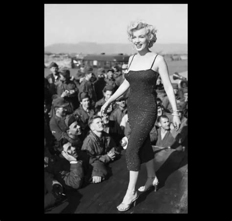 Marilyn Monroe Uso Tour Photo Korean War Hot Blonde Gorgeous Sexy