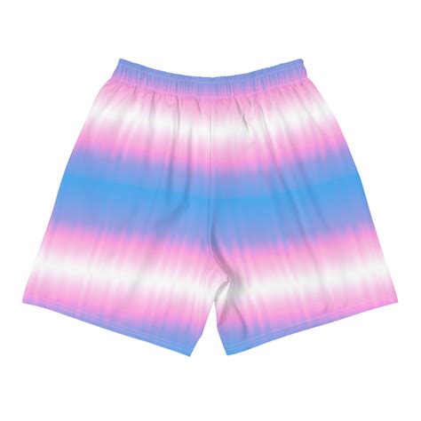 Trans Pride Tie Dye Athletic Shorts Gc2b