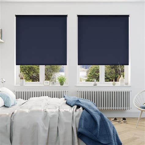 Navy And White Roller Blinds Off 72