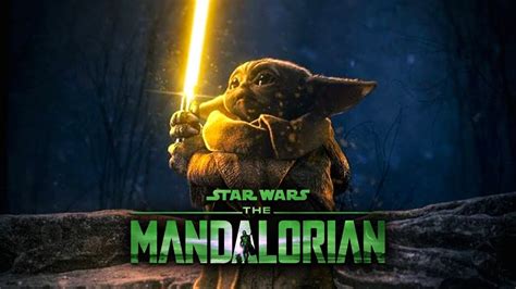 The Mandalorian Grogu With Lightsaber Season 3 Episode 1 YouTube