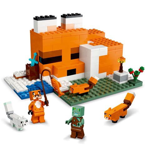 Buy Lego Minecraft The Fox Lodge At Mighty Ape Nz