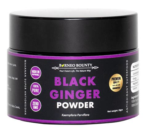 Premium Black Ginger Powder Lazada
