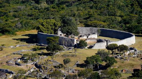 Ruins Of Great Zimbabwe The Capital Of The Kingdom Of Zimbabwe During
