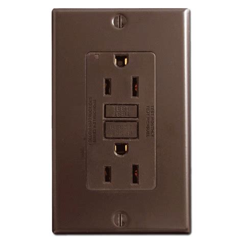 Brown 15 Amp Gfi Receptacles Kyle Switch Plates