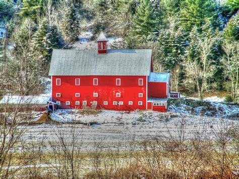 Vermont Red Barn Photograph By Terry Mccarrick Fine Art America