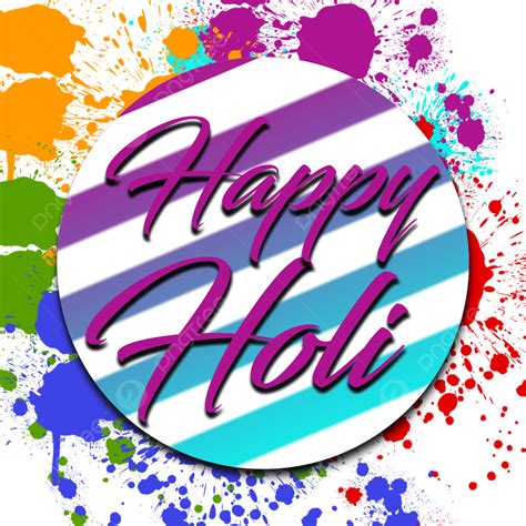Holi Festival Color Hd Transparent Colorful Happy Holi Festival