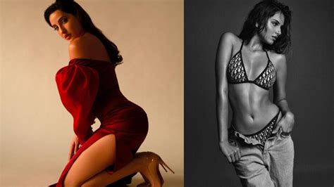 Uff Garmi Nora Fatehi Poses Hot In A Red Bodycon Tara Sutaria Blows Up Internet In Bikini
