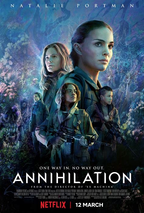 Official Netflix Poster For Annihilation Directed By Alex Garland