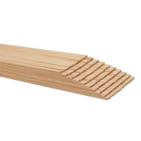 18 X 36 Square Dowel Rods Wooden Unfinished Square Dowel Stick Pack