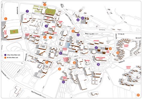 Clemson University Map World Map 07
