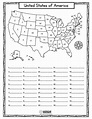 USA Map Worksheets | Map worksheets, Geography worksheets, Geography ...