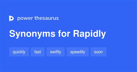 Rapidly Synonyms 1 414 Words And Phrases For Rapidly