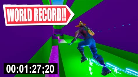 127 World Record On This Satisfying Deathrun Fortnite Creative