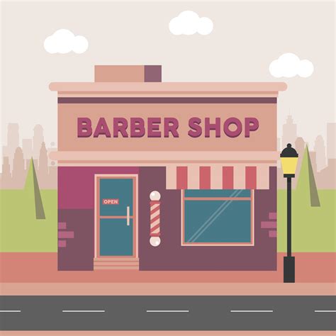 Barber Shop Scene 2494364 Vector Art At Vecteezy