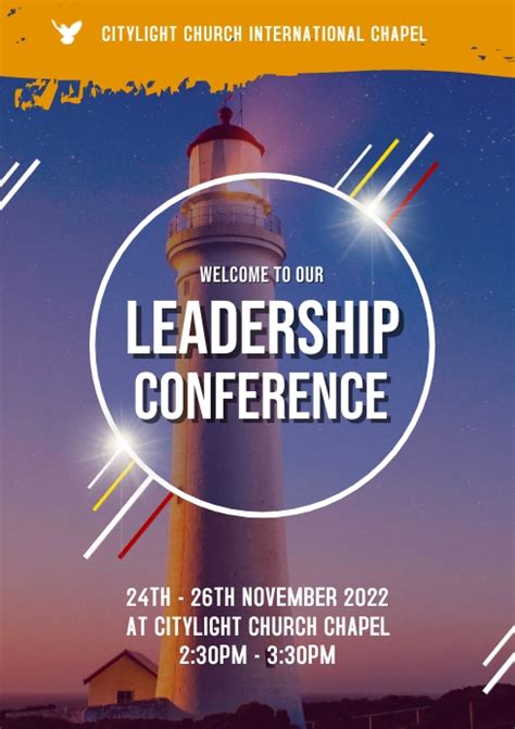 Copy Of Leadership Conference Flyer Design Postermywall