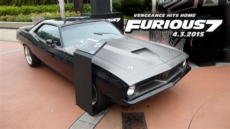 Furious 7 Screen Used Cars On Display At Universal Studios Florida