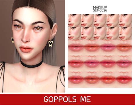 Gpme Gold Makeup Set Cc26 At Goppols Me Sims 4 Updates
