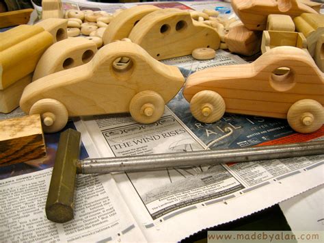Making Wooden Toy Cars For Charity Made By Alan